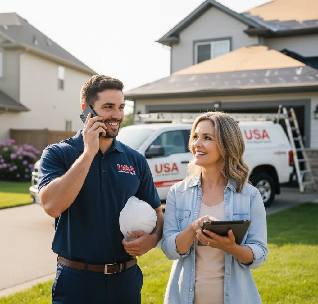 USA Roof Repair Experts customer support in Beaver Dam